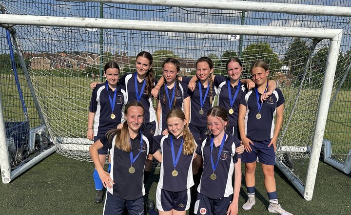 Image of Girls Football 7's Champions