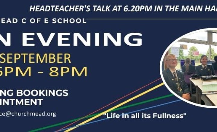 Image of OPEN EVENING - THURSDAY 10 SEPTEMBER 
