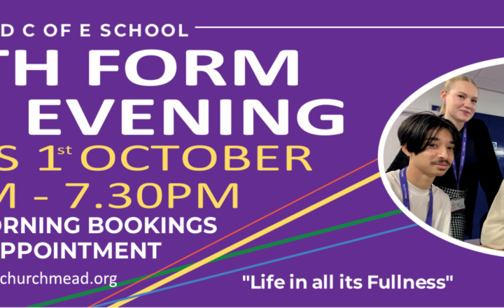 Image of SIXTH FORM OPEN EVENING - THURSDAY 1ST OCTOBER 
