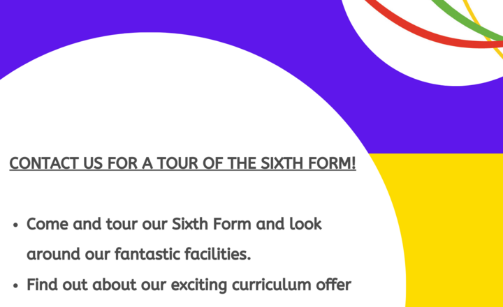 Image of SIXTH FORM OPEN MORNING TOURS