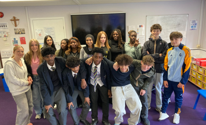 Image of French Pen Pals visit