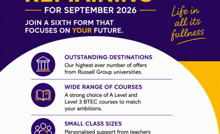 Image of Join Churchmead Sixth Form – Limited Places Available