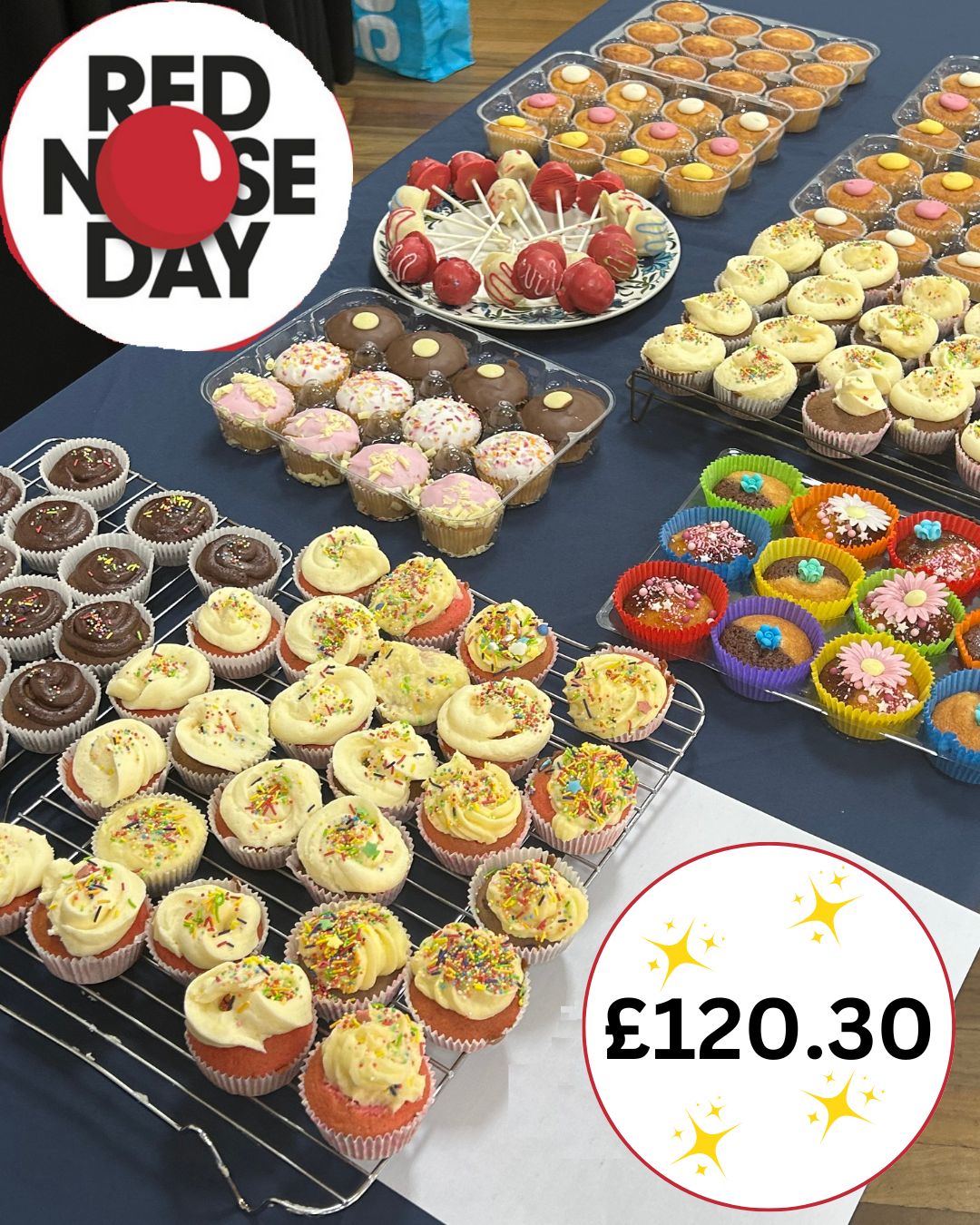 Image of Red Nose Day Bake Sale raises £120