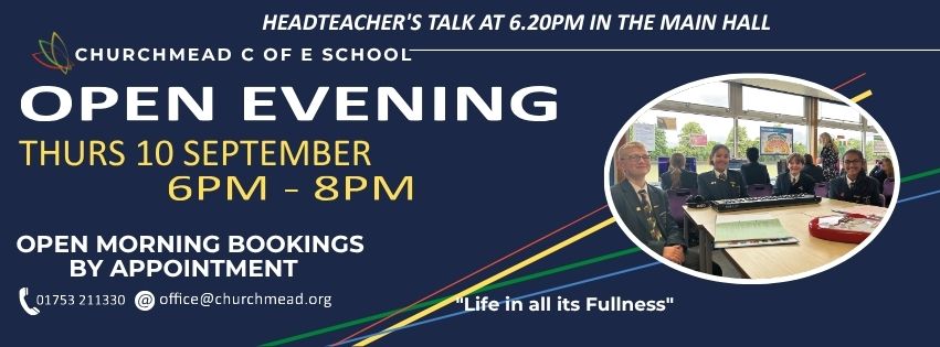 Image of OPEN EVENING - THURSDAY 10 SEPTEMBER 