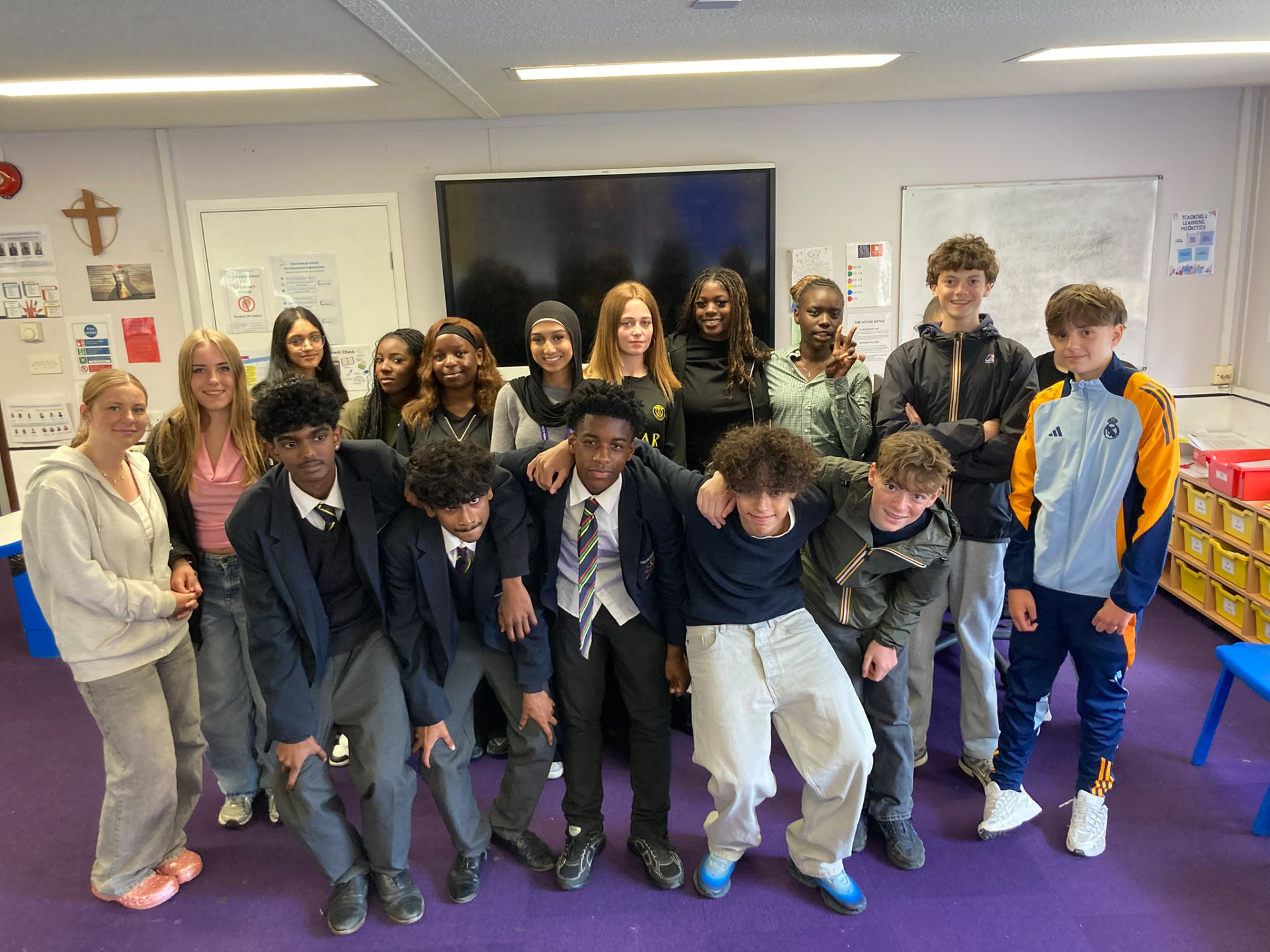 Image of French Pen Pals visit