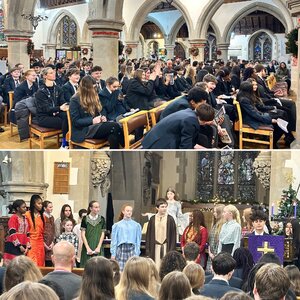 Image of Student Christmas Service