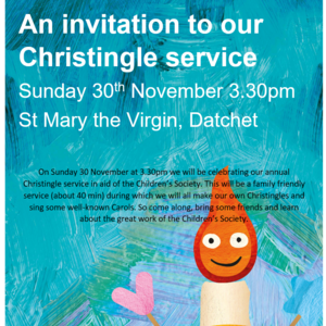 Image of Christingle Service at St. Mary's church, Datchet