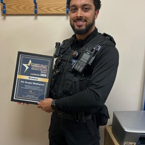 Image of Bravery Award for former Head Boy