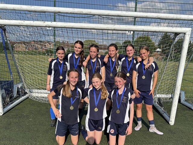 Image of Girls Football 7's Champions