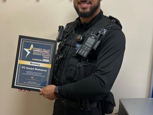 Image of Bravery Award for former Head Boy