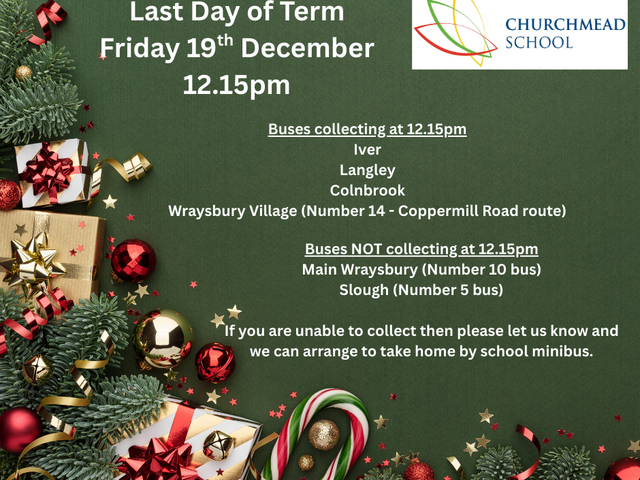 Image of Last Day of term times