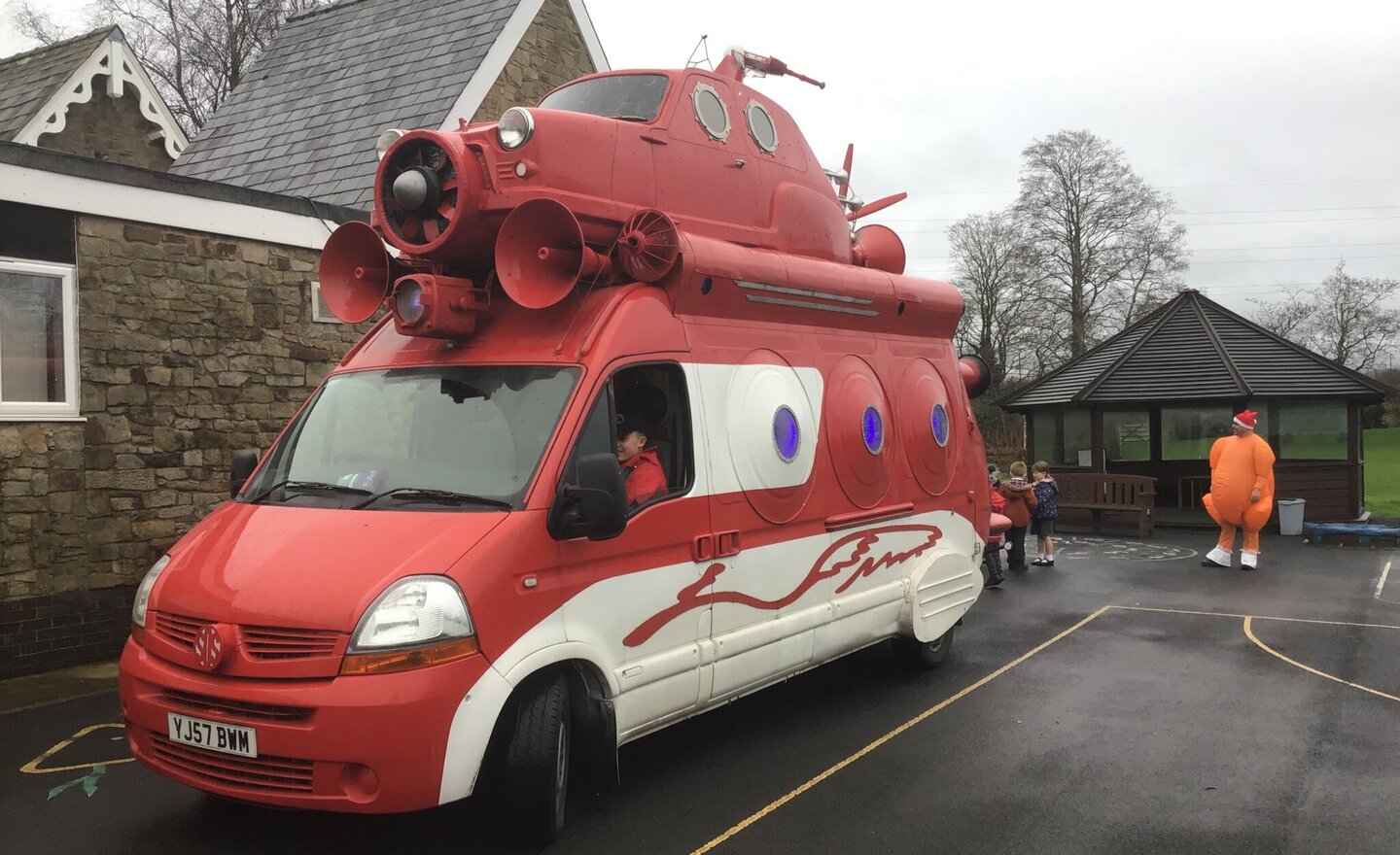 Image of The Giant Turkey and the Red Submarine!