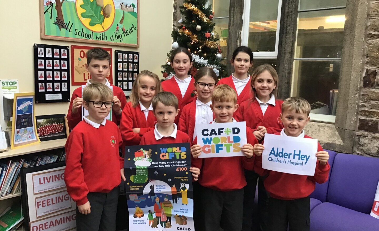 Image of An adventful few weeks & the small school with a giant tree!