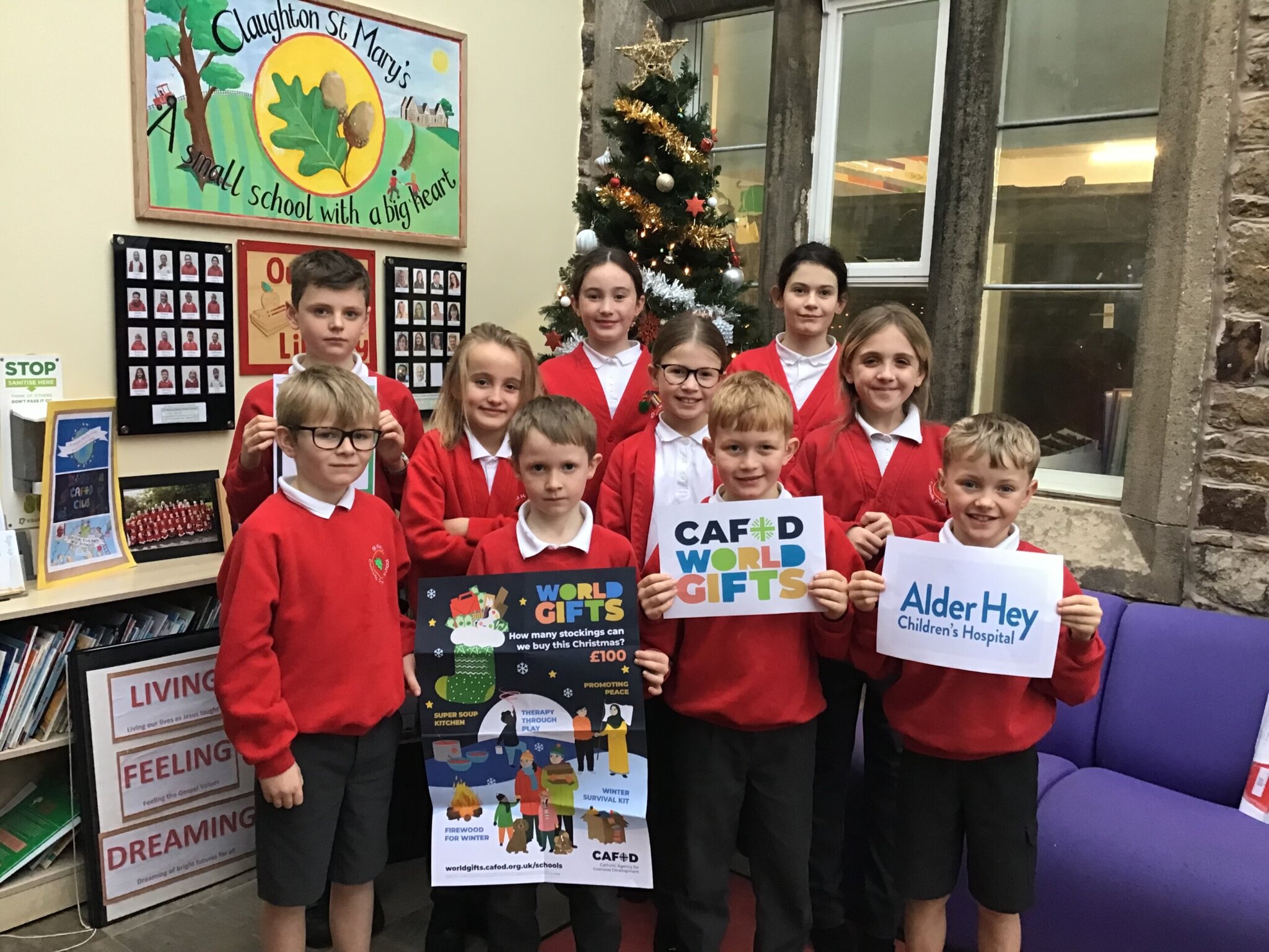 Image of An adventful few weeks & the small school with a giant tree!