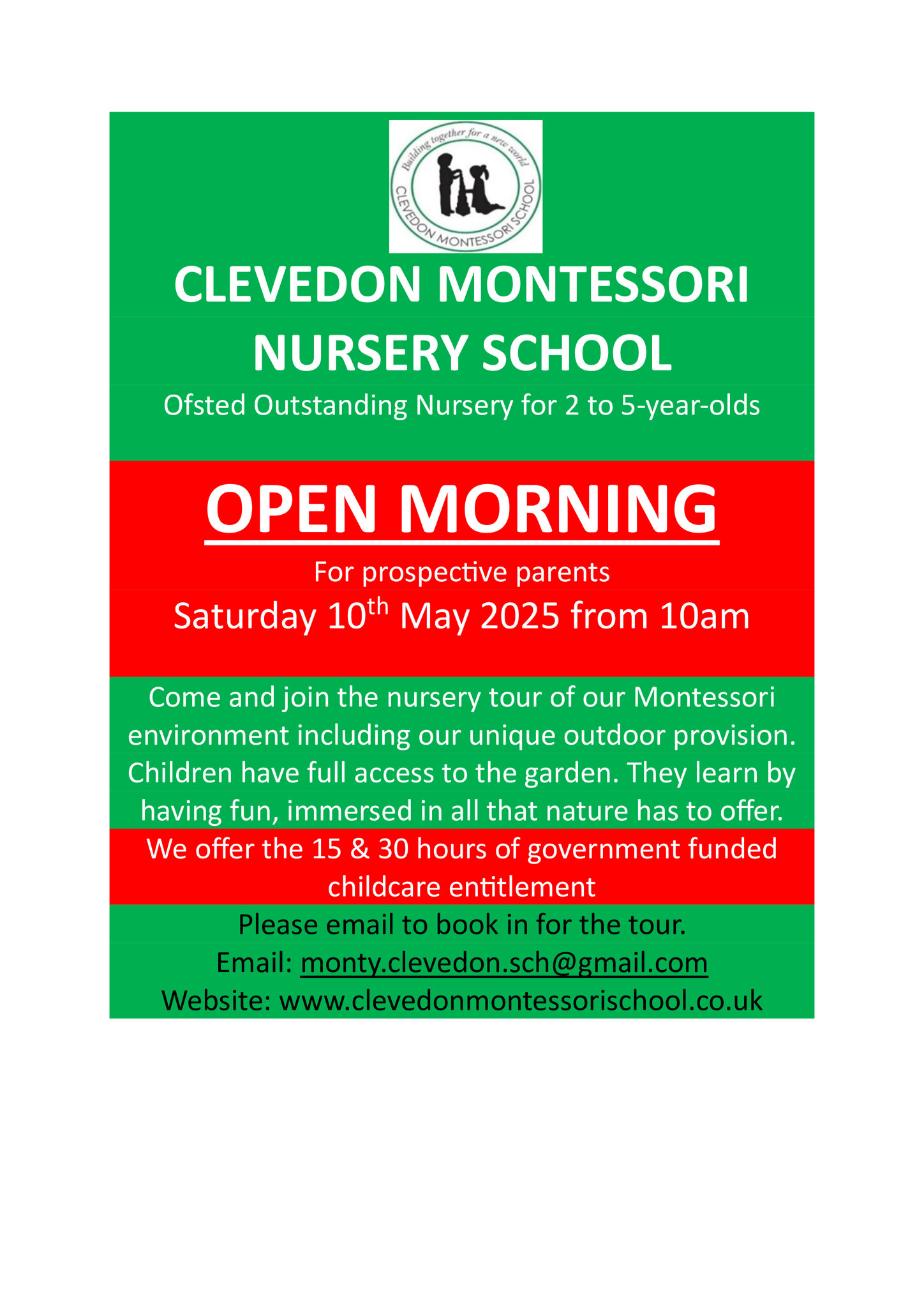 Image of Open Morning - Sat 10th May 2025