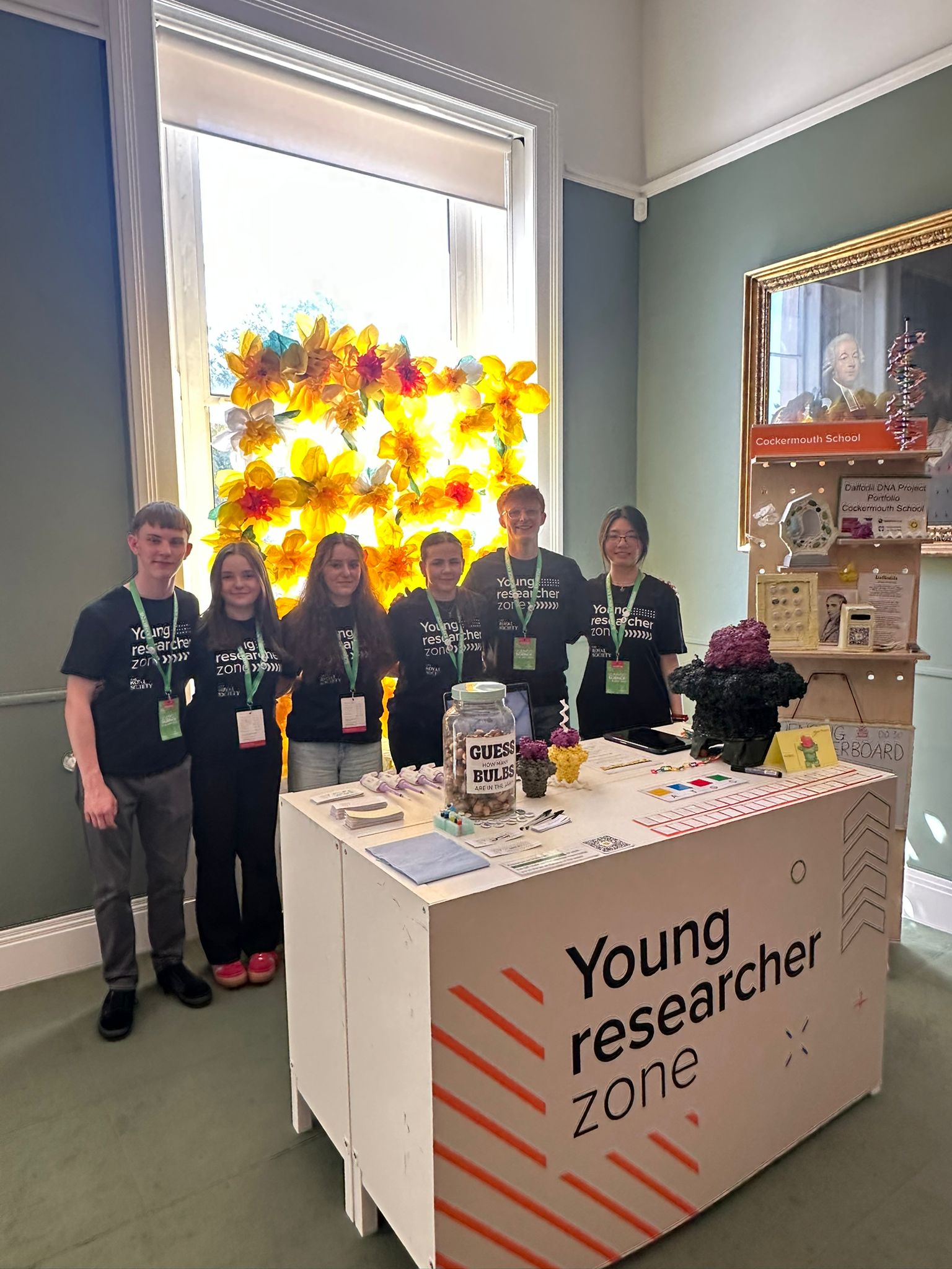 Image of Daffodil DNA sequencing at the Royal Society in London