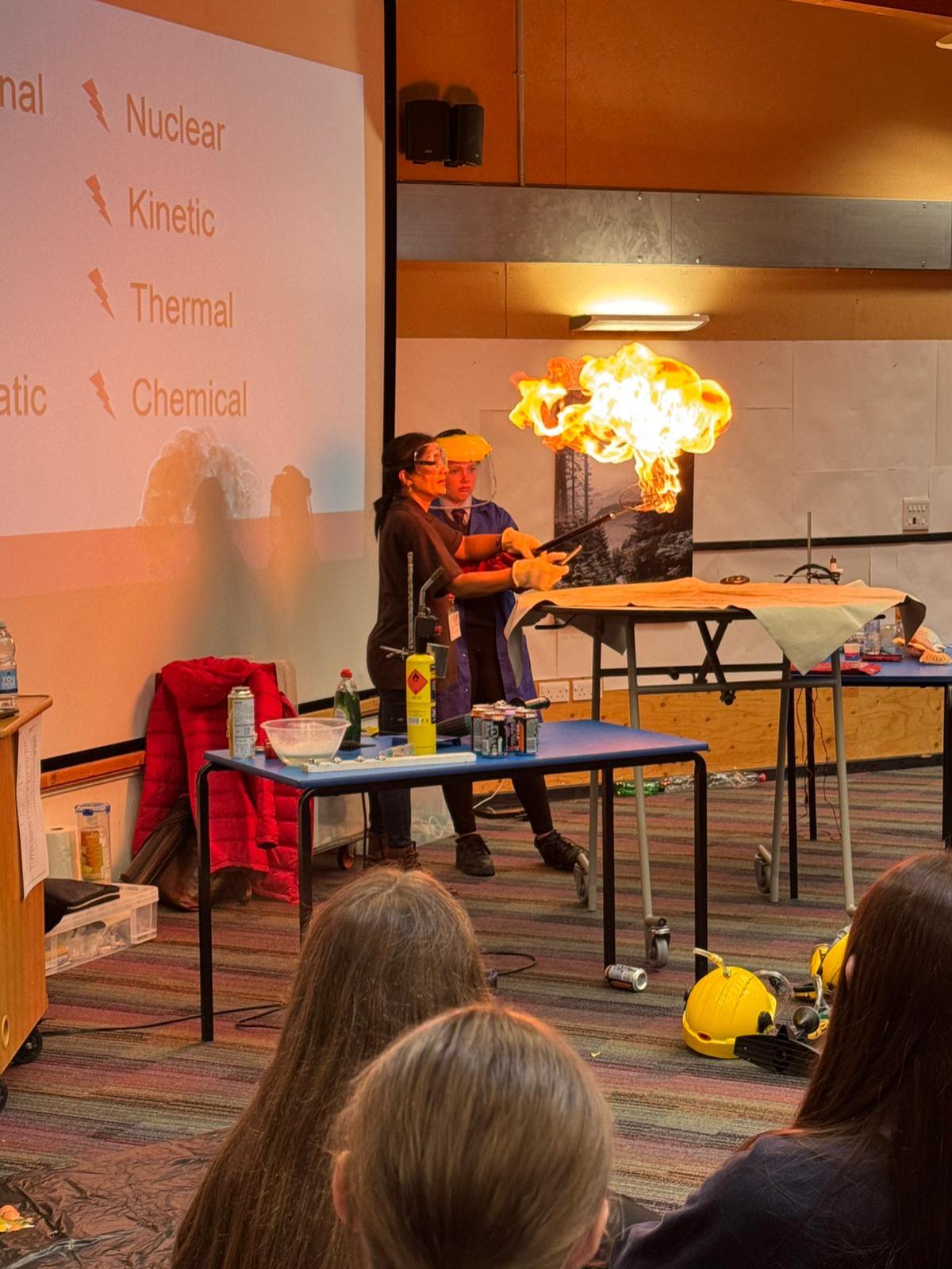 Image of REACT Foundation Brings Explosive Science to Cockermouth School