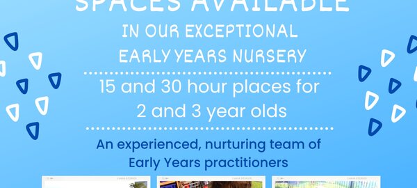 Image of Nursery Places Available!