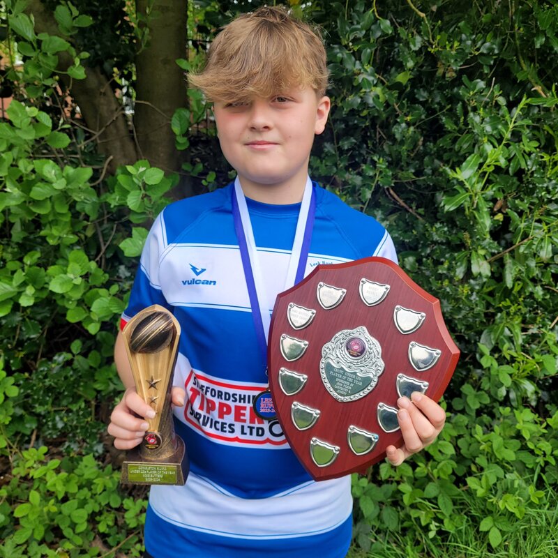 Image of Michael Awarded Rugby Club Player of the Year