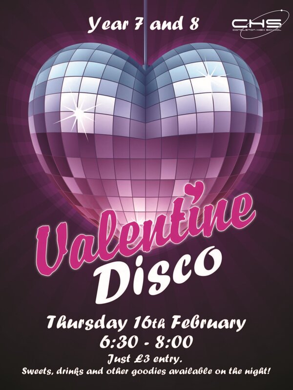 Image of Valentine's Event for our Year 7 and Year 8 Students