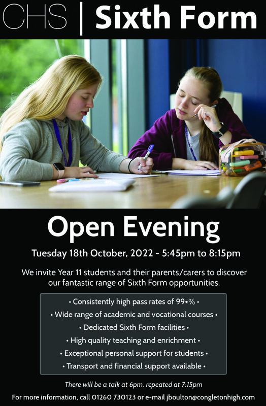 Image of Year 11 Students Invited to Sixth Form Open Evening