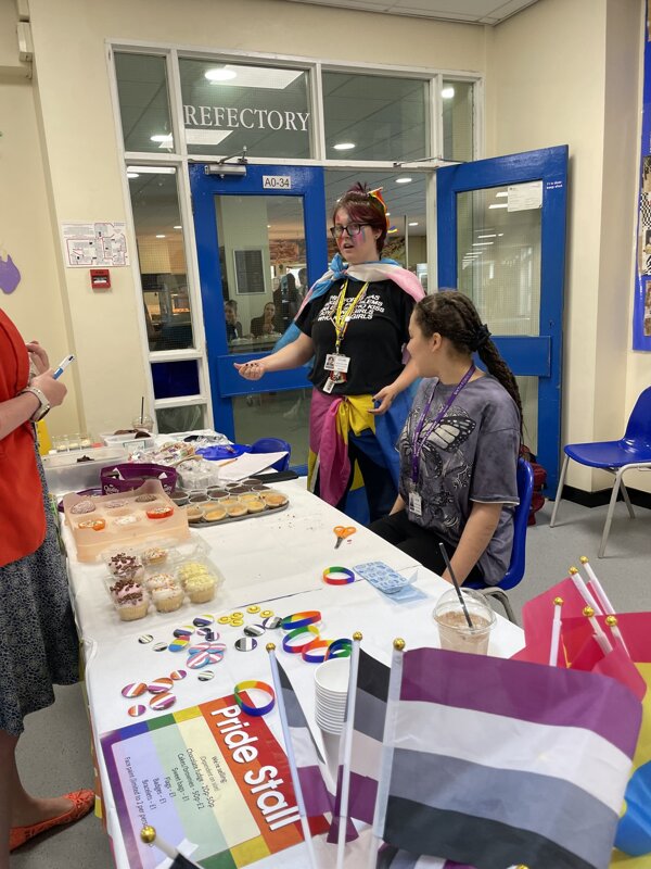 Image of Pride Stall Raises Almost £300