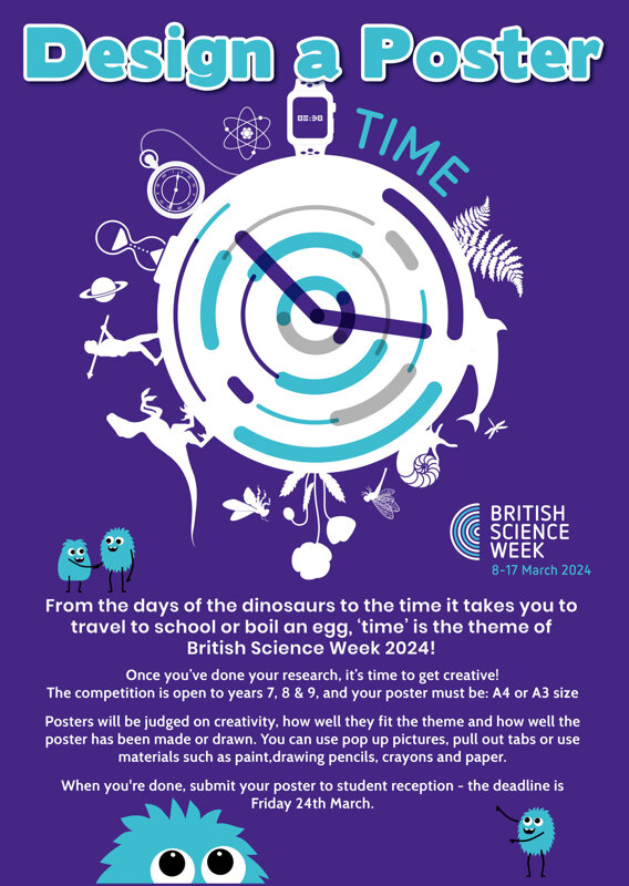 Image of Time for KS3 Students to Design a British Science Week Poster