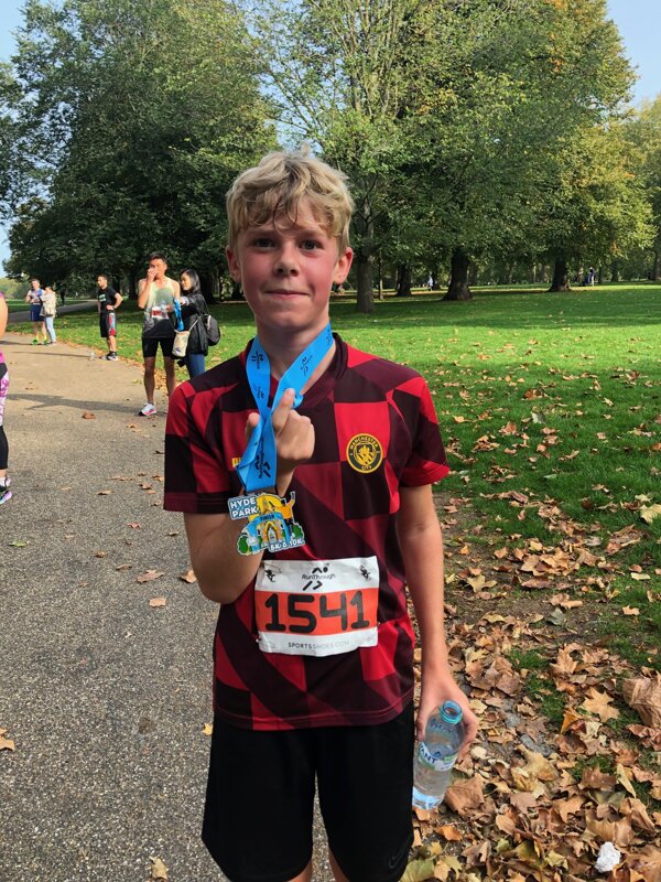 Image of Jacob Achieves PB in Hyde Park 5K