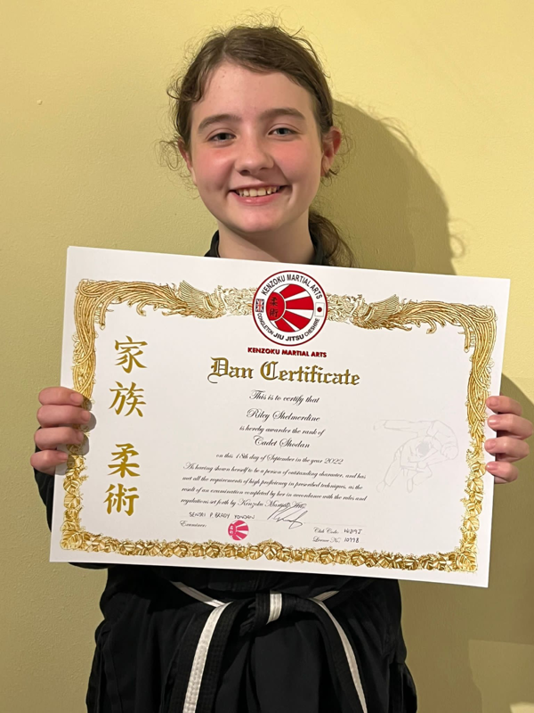 Image of Riley Achieves Black Belt in Just Seven Years!