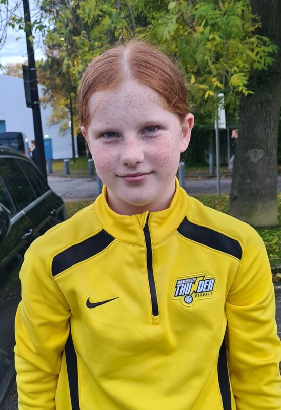 Image of Savannah Selected for Manchester Thunder and Cheshire Netball