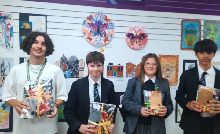 Image of CHS Artwork at TLP Art Exhibition