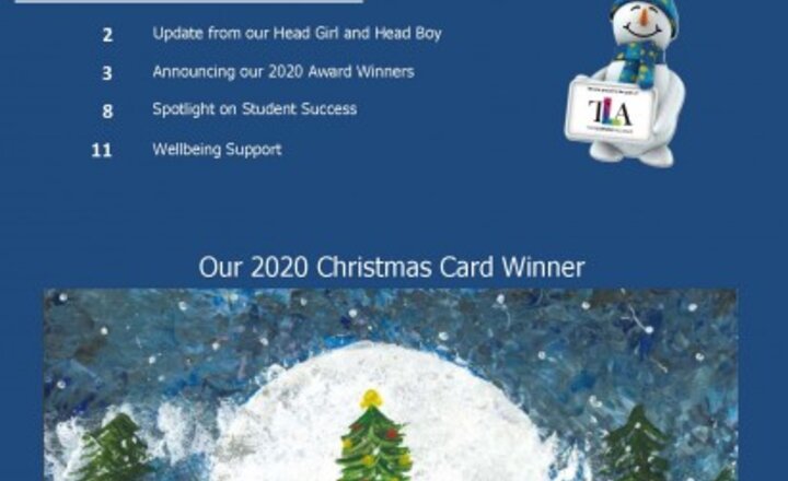 Image of Christmas Newsletter Available Now