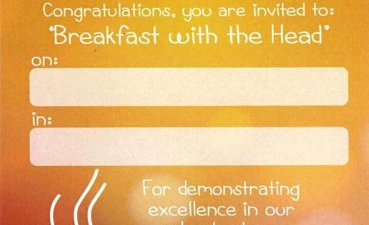 Image of Students Thanked with Breakfast with the Head