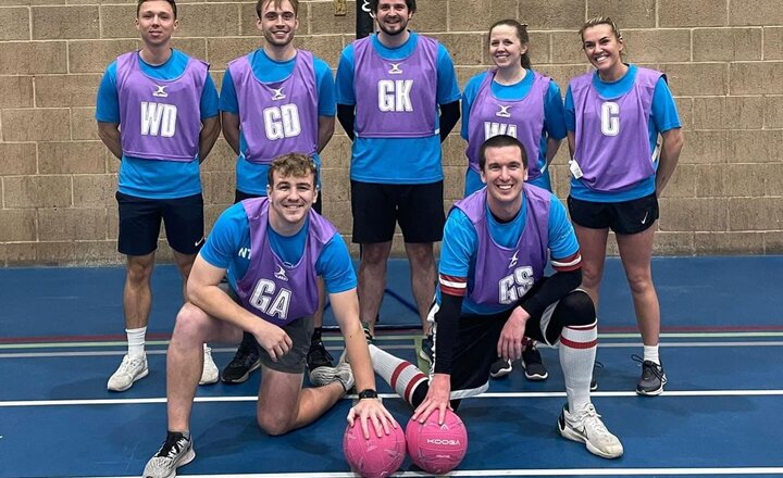 Image of Staff Netball Team Celebrate 24-16 Victory