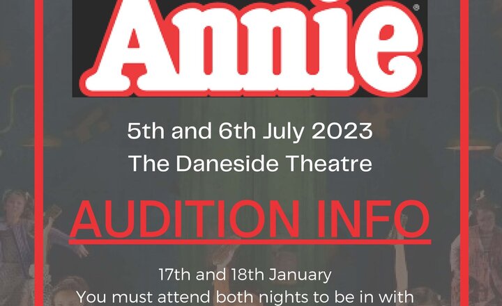 Image of Annie Announced - Auditions Approaching!