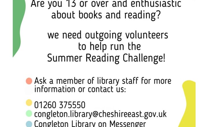 Image of Congleton Library Seeks Summer Volunteers