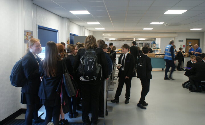 Image of Students Enjoy Brand New Refectory