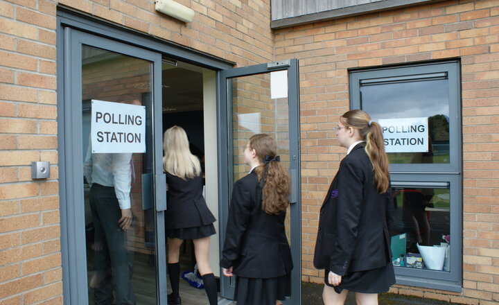 Image of Election Day at CHS