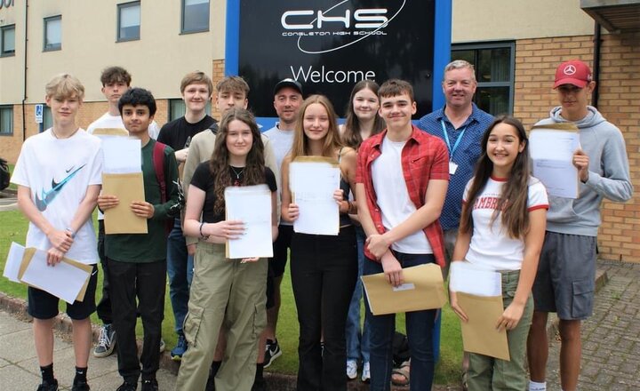 Image of Congleton High Students Celebrate GCSE Success