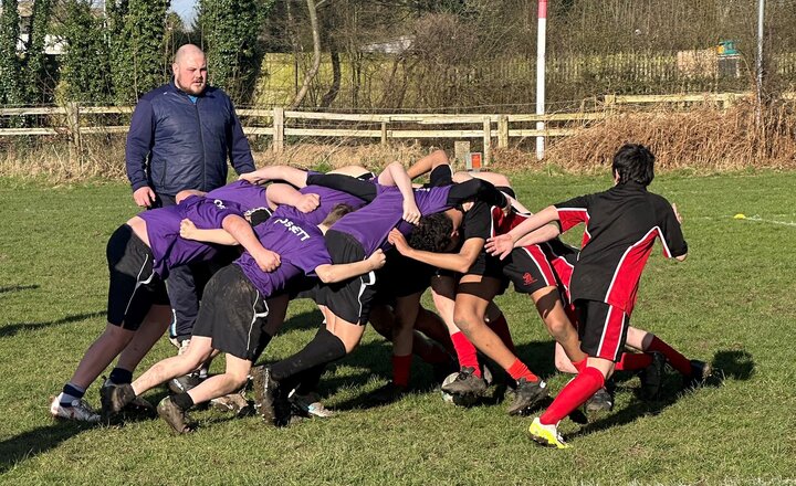 Image of Great Sportsmanship from Year 7 and 8 Rugby Players