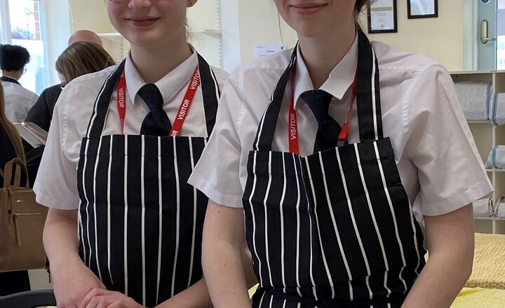 Image of Amelia and Ella's Rotary Young Chef Success