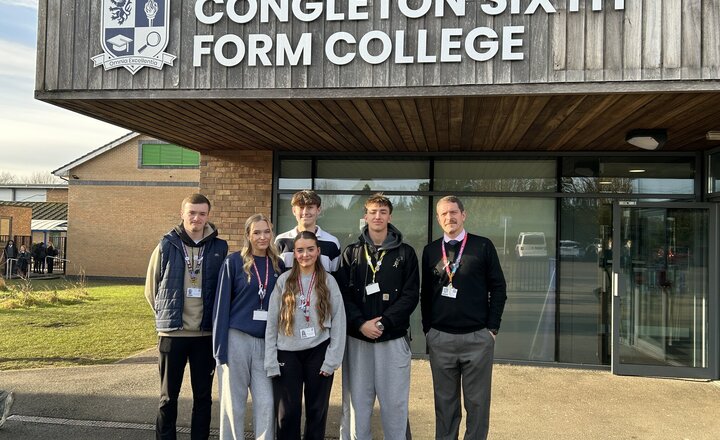 Image of Congleton Sixth Form College Students Share Important White Ribbon Message