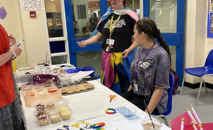 Image of Pride Stall Raises Almost £300