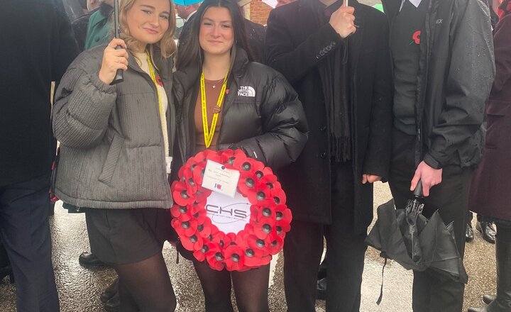 Image of Head Students Represent CHS at Town Remembrance Service