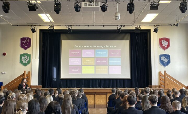 Image of Year 9 and Year 10 Hear Important Substance Use Messages