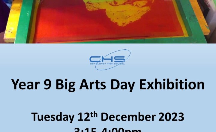 Image of Join us to Celebrate Year 9's Big Art Skills!