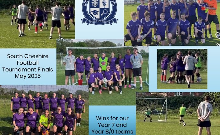 Image of CHS Success at South Cheshire Football Championship Finals