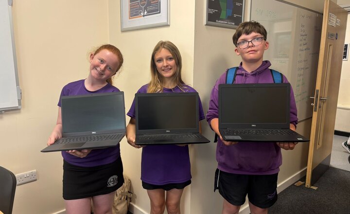 Image of Laptop Donation Supports Student Learning and Sustainability