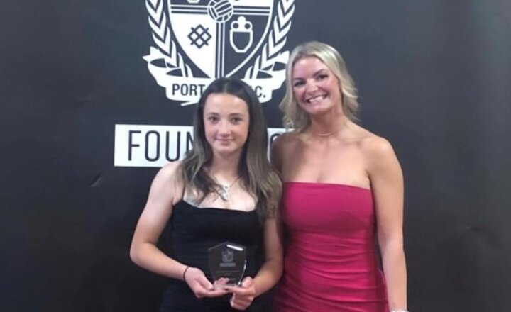 Image of Port Vale Award for Year 8 Gracie 