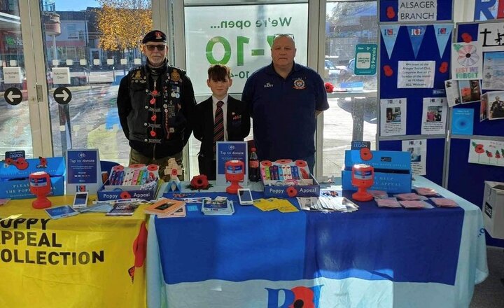 Image of William Volunteers with Royal British Legion